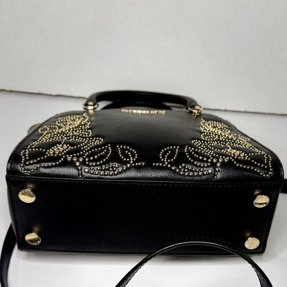 Michael Kors Gold Ellis Satchel Crossbody  Bag - Picture 6 of 9